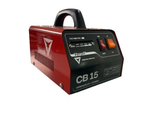 Cargador de baterías 15 Amp. 12V.