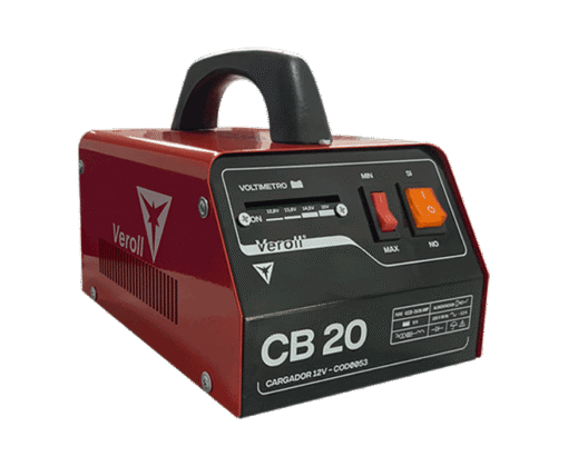 Cargador de baterías 20 amp. 12V.